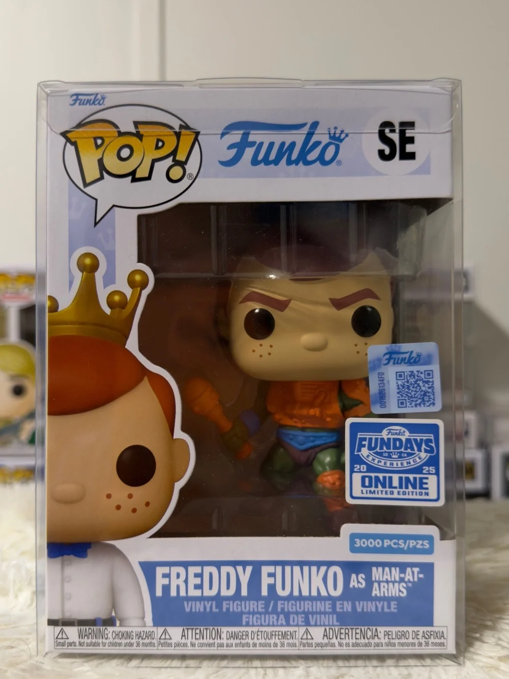 Funko Funday Freddy Funko Man-At-Arms Figure - Blue, White, Gold